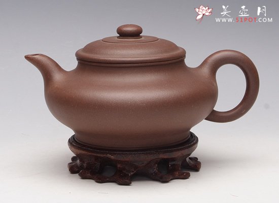 紫砂壶图片：虚扁 - 美壶网