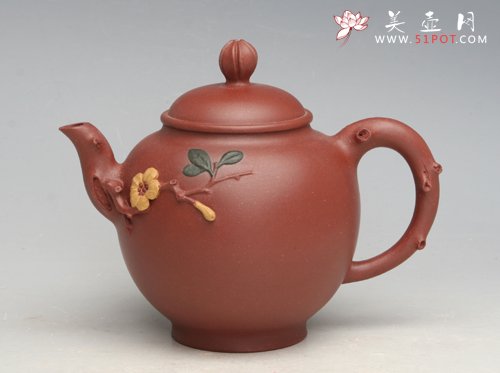 紫砂壶图片：榴色喜人 - 美壶网