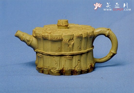 紫砂壶图片：束竹壶 - 美壶网