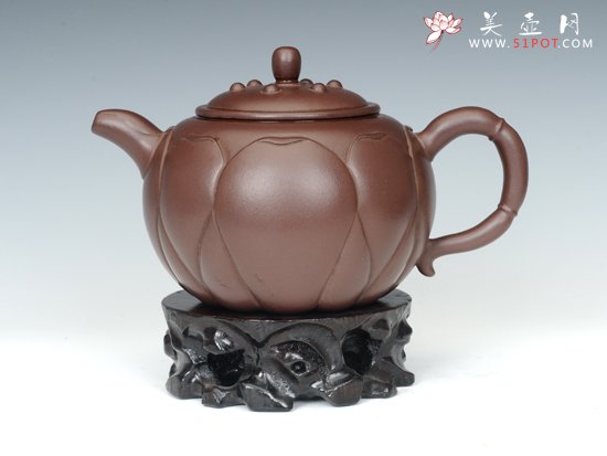 紫砂壶图片：荷花莲子 - 美壶网