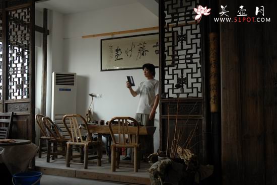 紫砂壶图片：古藤草堂3 - 美壶网