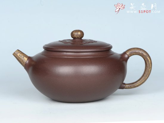 紫砂壶图片：绞泥如意 - 美壶网