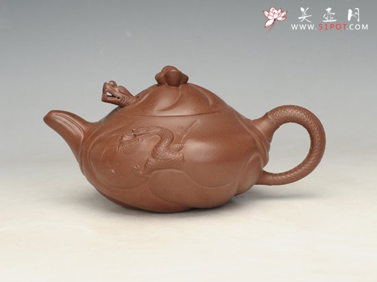 紫砂壶图片：鱼化龙 - 美壶网