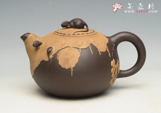 紫砂壶图片：五子登科 - 美壶网