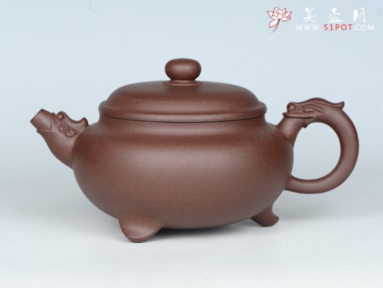 紫砂壶图片：如意龙壶 - 美壶网