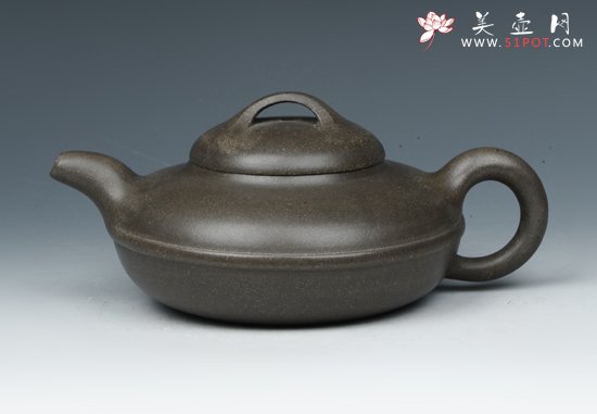 紫砂壶图片：扁灯 - 美壶网