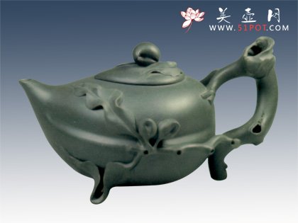 紫砂壶图片：圣桃 - 美壶网