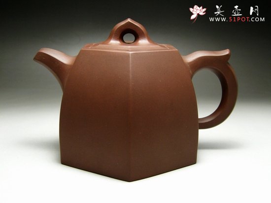 紫砂壶图片：六方棱角 - 美壶网