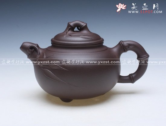 紫砂壶图片：竹圆 - 美壶网
