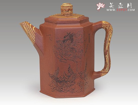 紫砂壶图片：陶与木 - 美壶网