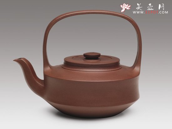 紫砂壶图片：提璧提梁 - 美壶网