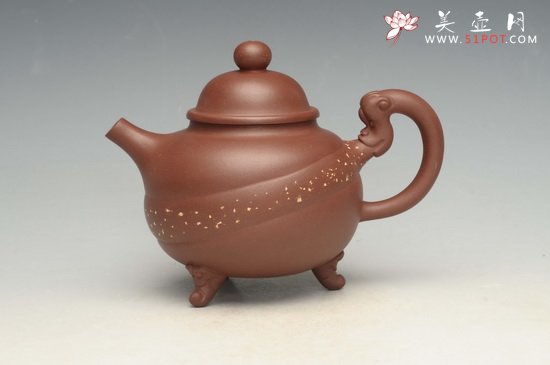 紫砂壶图片：天龙顶珠 - 美壶网