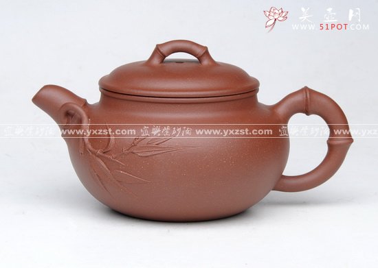 紫砂壶图片：仿古竹 - 美壶网