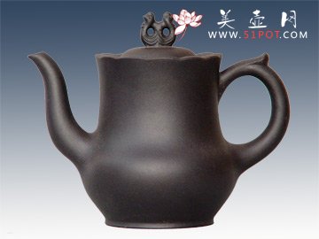 紫砂壶图片：双孔雀 - 美壶网