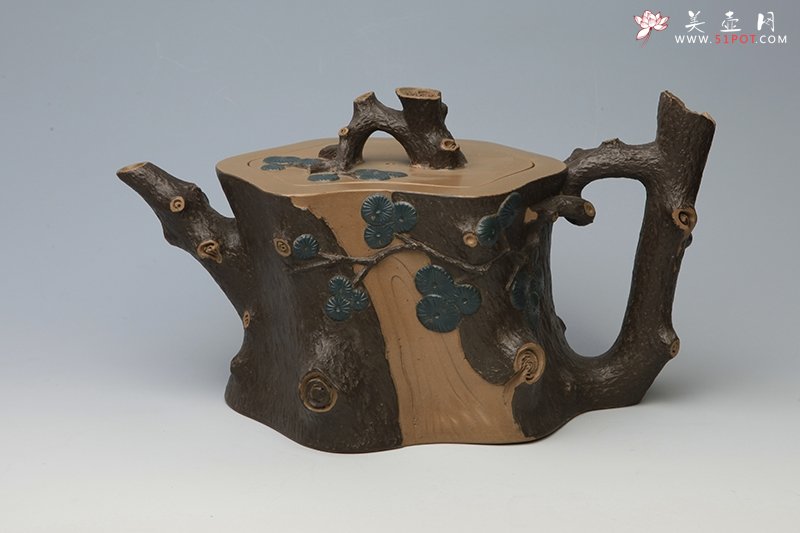紫砂壶图片：大迎客松 - 美壶网