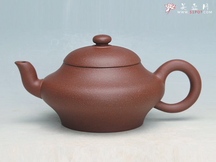 紫砂壶图片：孟臣小扁鼓 - 美壶网
