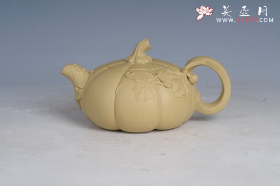 紫砂壶图片：南瓜（小品） (1) - 美壶网