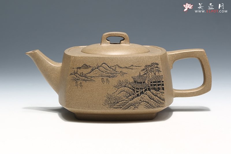 紫砂壶图片：湖光帆影 - 美壶网