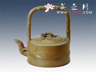 紫砂壶图片：竹提 - 美壶网