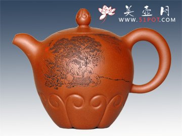 紫砂壶图片：高风如意 - 美壶网