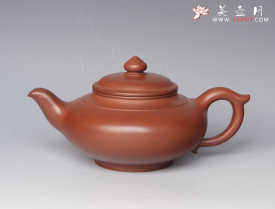 紫砂壶图片：扁笑樱 - 美壶网