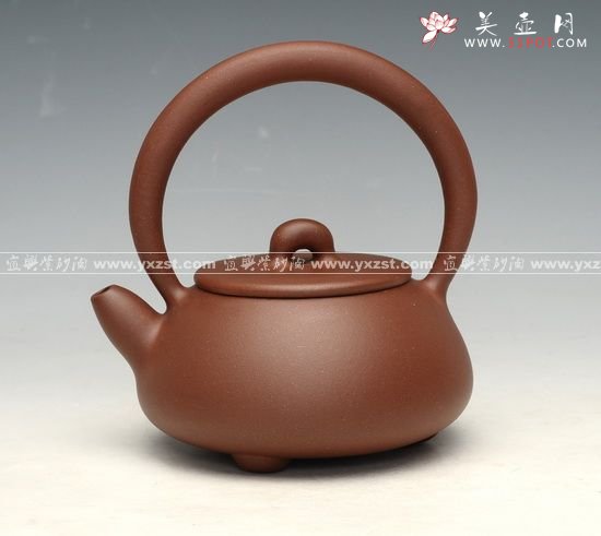 紫砂壶图片：提梁石瓢 - 美壶网