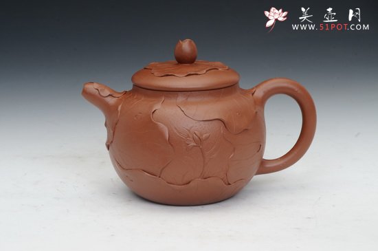 紫砂壶图片：荷塘春色 - 美壶网