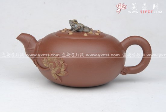 紫砂壶图片：莲花壶 - 美壶网