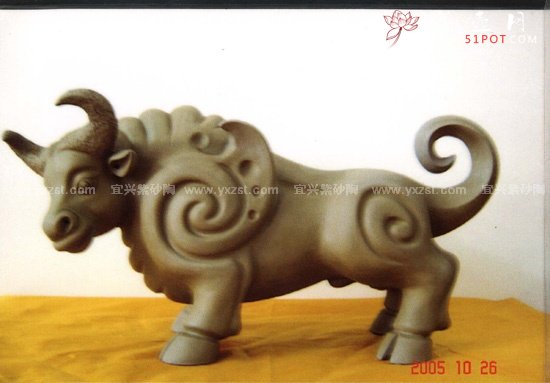 紫砂壶图片：金牛 - 美壶网