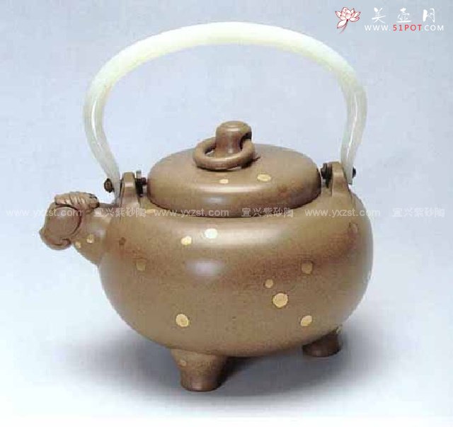 紫砂壶图片：玉板三羊壶 - 美壶网