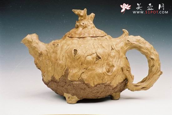 紫砂壶图片：树瘿系列 - 美壶网
