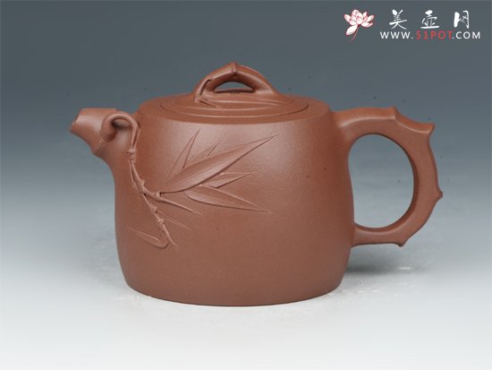 紫砂壶图片：竹节井栏 - 美壶网