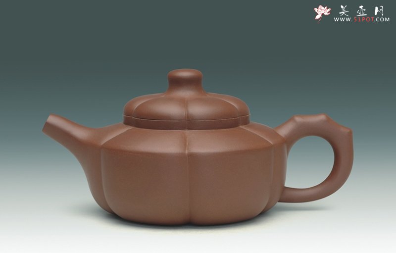 紫砂壶图片：2号梅花周盘壶 - 美壶网