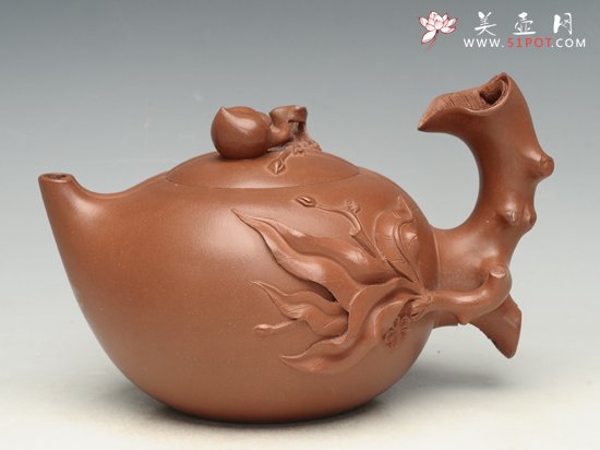 紫砂壶图片：寿桃壶 - 美壶网