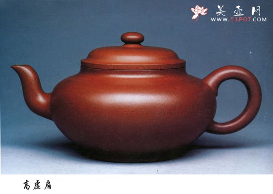 紫砂壶图片：高虚扁 - 美壶网