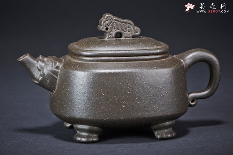 紫砂壶图片：黑虎壶 - 美壶网