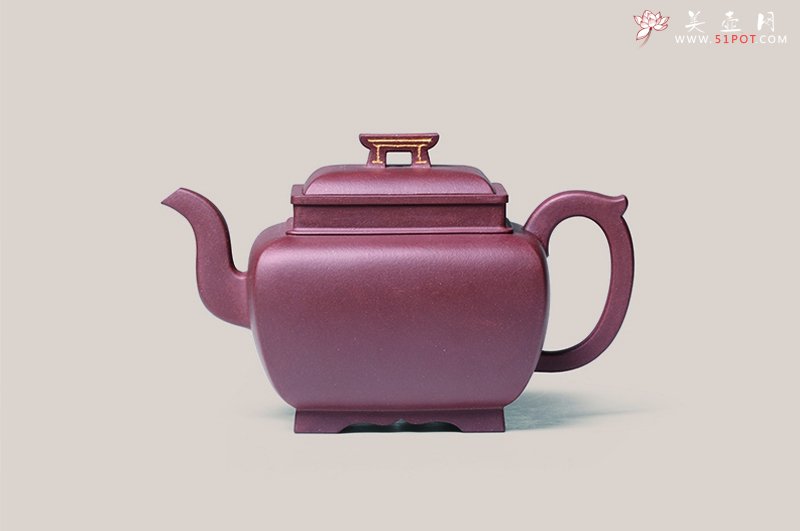 紫砂壶图片：案几壶 - 美壶网