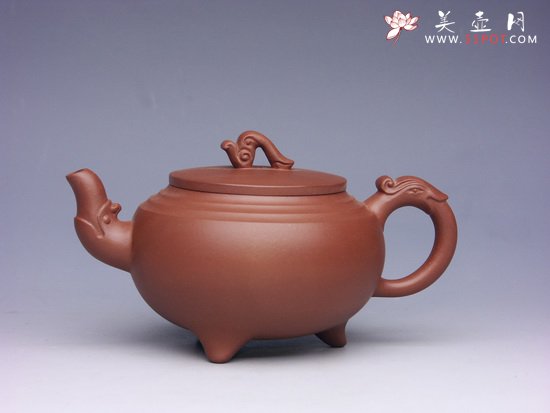 紫砂壶图片：双龙如意 - 美壶网