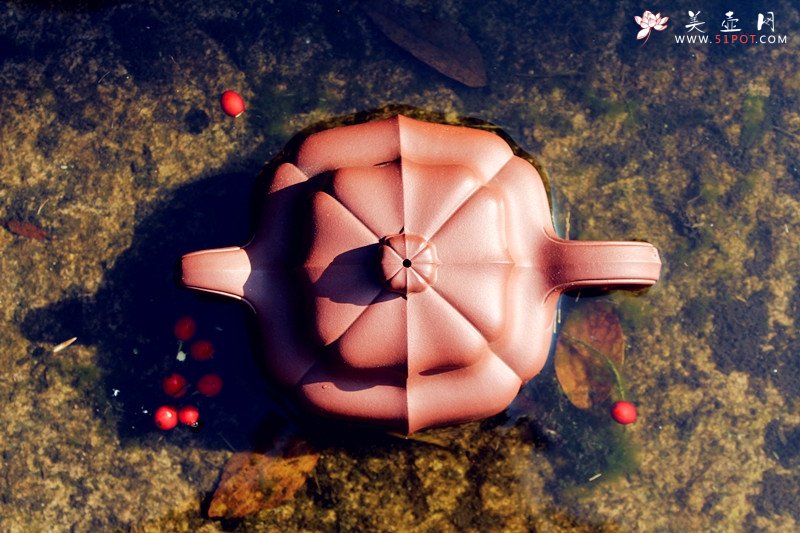 紫砂壶图片：四方菱花 - 美壶网