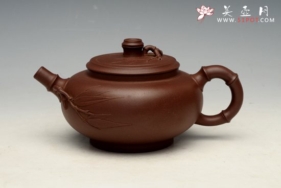 紫砂壶图片：竹鼓 - 美壶网