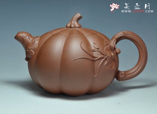 紫砂壶图片：南瓜壶 - 美壶网