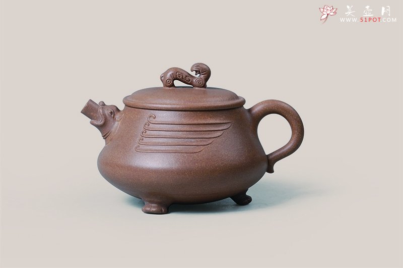 紫砂壶图片：福虎添意 - 美壶网