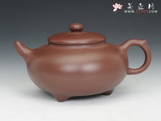 紫砂壶图片：三足趣 - 美壶网