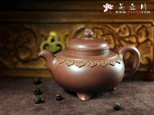 紫砂壶图片：云肩如意 - 美壶网