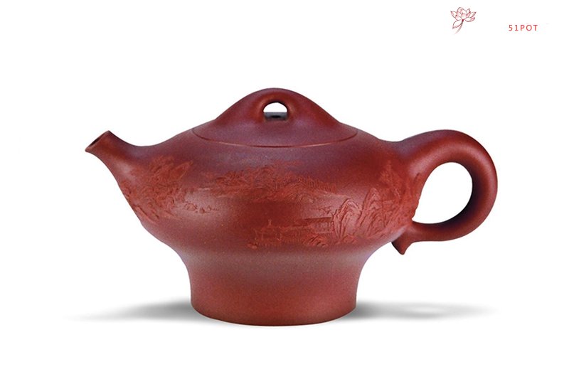 紫砂壶图片：立瓢壶 - 美壶网