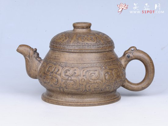 紫砂壶图片：龙鼎青铜 作者：范其华 - 美壶网