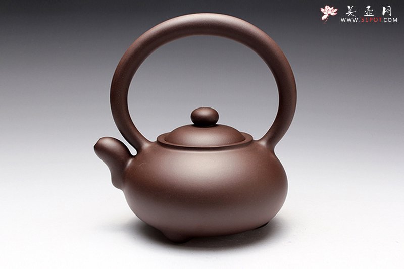 紫砂壶图片：圣珠提梁 - 美壶网