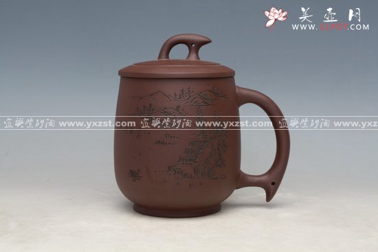 紫砂壶图片：龙山杯 - 美壶网