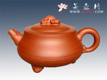 紫砂壶图片：鱼龙情壶 - 美壶网