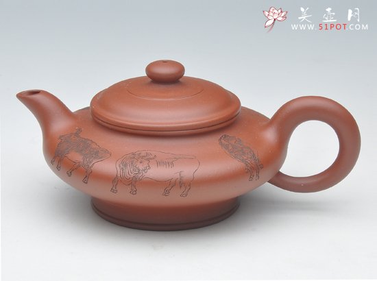 紫砂壶图片：虚扁 - 美壶网